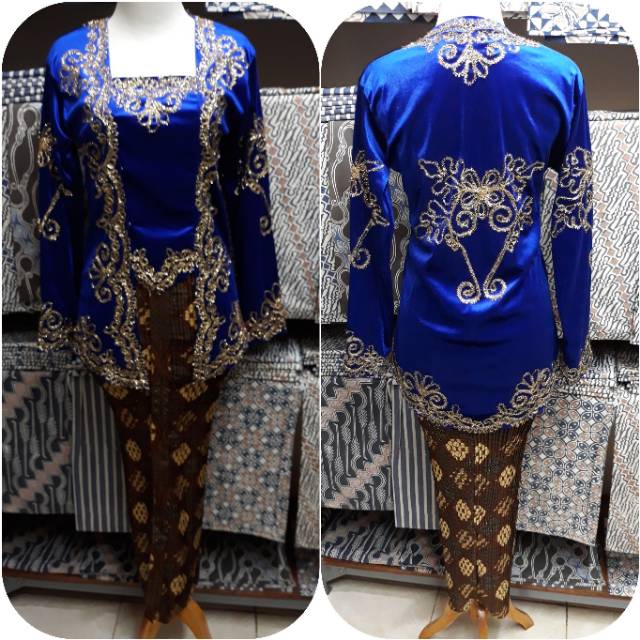 kebaya bludru kelabang