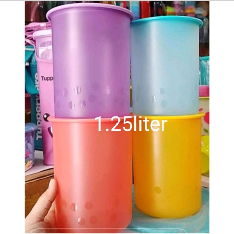 polkadot canister ORI tupperware polkalala 4pcs