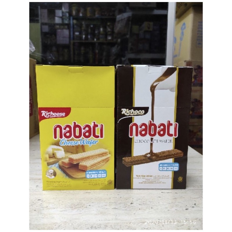 

Nabati Wafer 7.5 gram isi 20 / Nabati Richoco Wafer