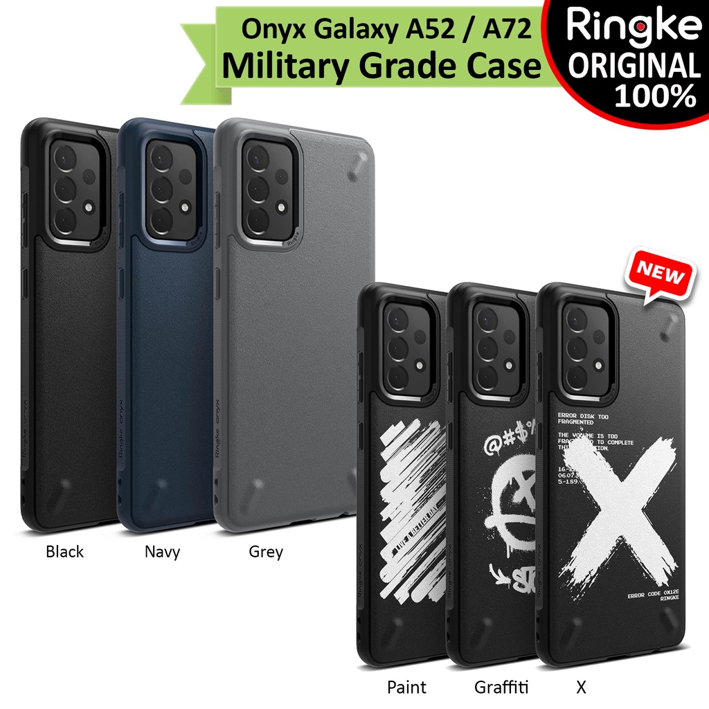 Case Samsung Galaxy A52 A52s A72 A32 5G Ringke Onyx Original Soft Casing