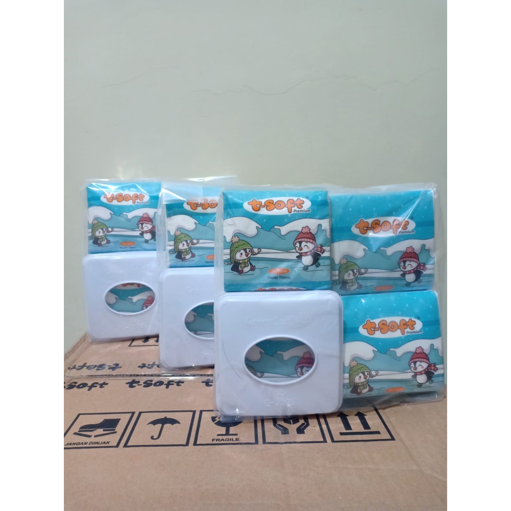 ❤GRY❤ [BANDED 4] T-SOFT PREMIUM POP UP 200s 4 in 1 FREE BOX | Tissue