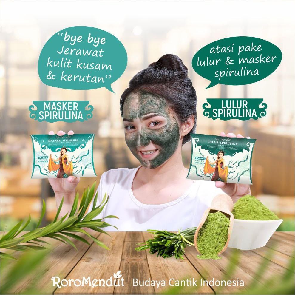 Lulur Rempah dan Masker Organic Perawatan Pemutih Wajah dan Tubuh Badan Skincare Murah Roro Mendut