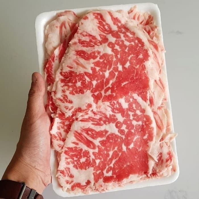 

AUS WAGYU SLICE mb6-9 PREMIUM 500g Shabu Shabu Panggang BBQ Sukiyaki