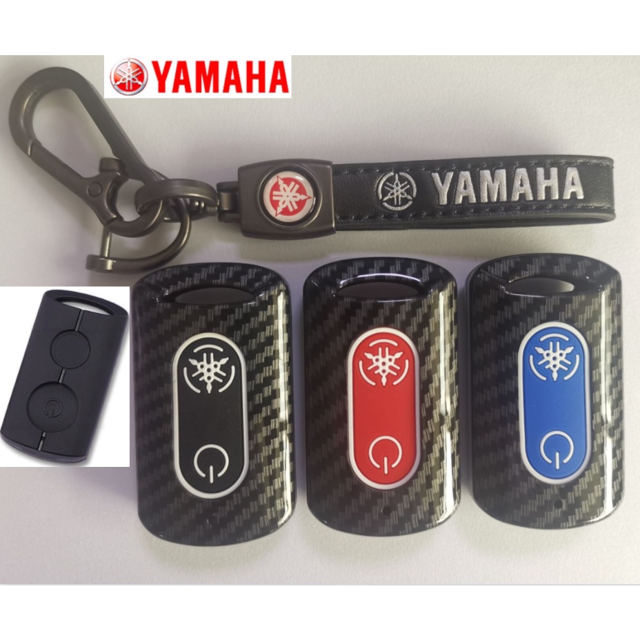 1 Pc case Kunci Remote Bahan Silikon Carbon Fiber Untuk Yamaha XMAX AEROX NVX NMAX AEROX155 XMAX300 AEROX QBIX