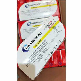Alat swab antigen Lungene Ind warna merah