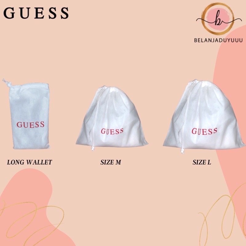 Paper Bag Guess Putih ( Ready Stock Jakarta )