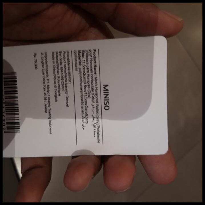 Dompet Lipat Cowok Miniso