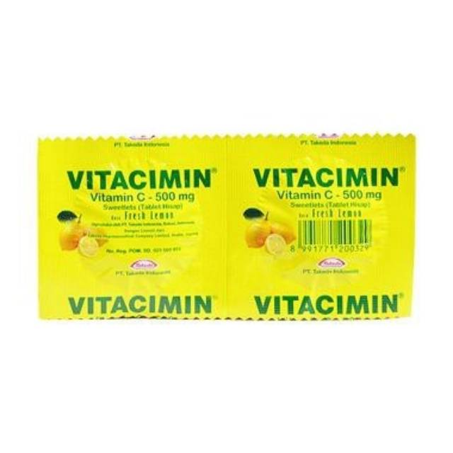 Vitamin Vitacimin C 500mg Dan Vitamin C Ipi 45 Tablet Shopee Indonesia