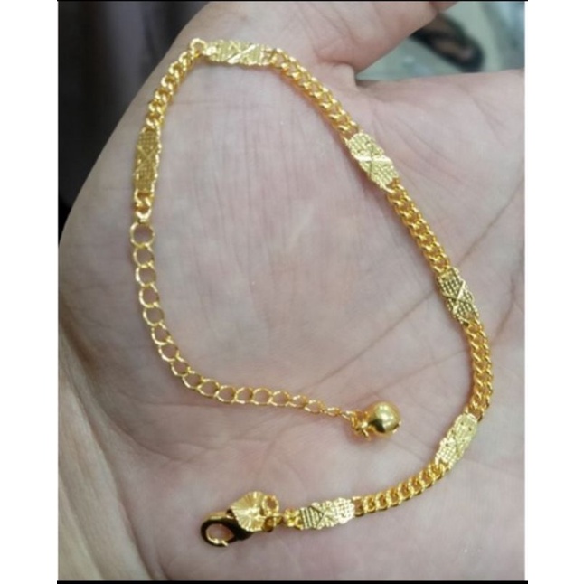 Gelang Tangan Dewasa Model Flat Gelang Tangan Xuping Gold