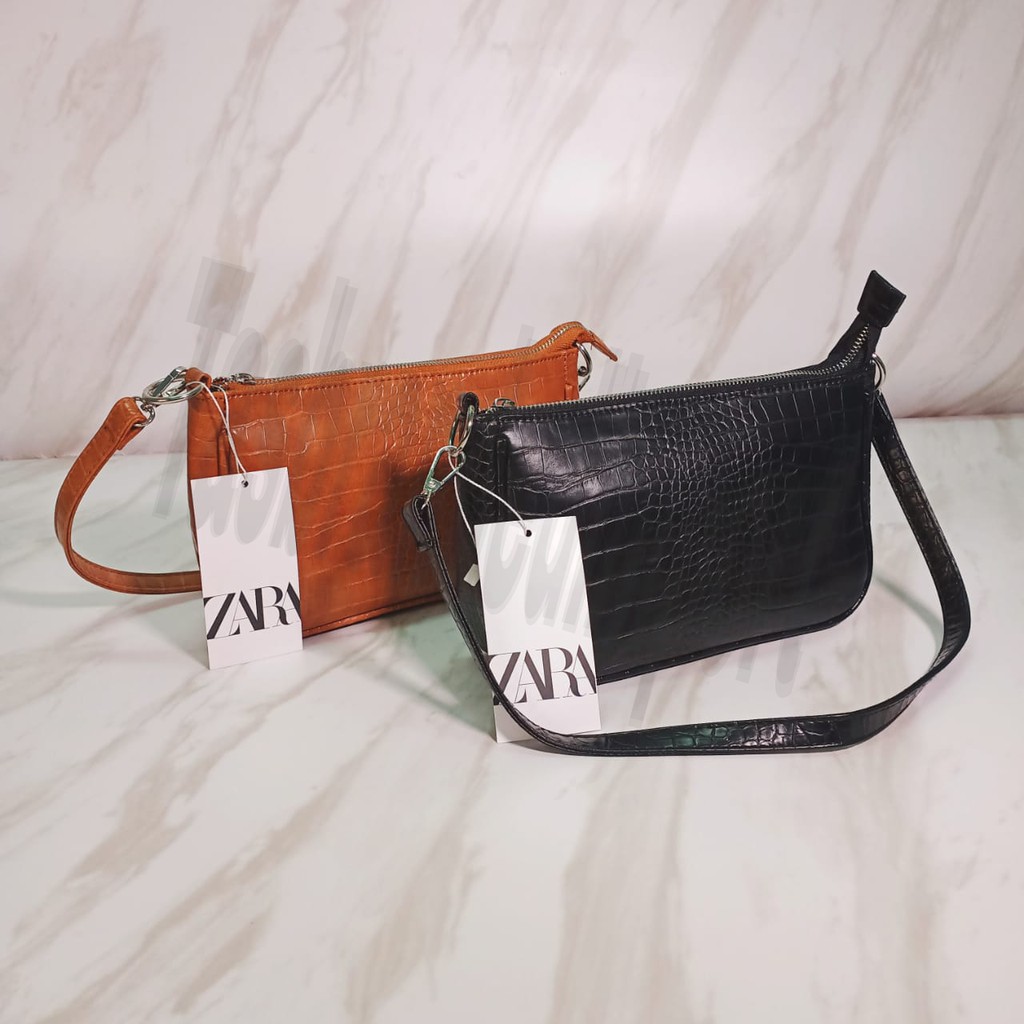 {PROMO} Shoulder Bag/Tas Tote Mini Zara Croco/Tas Murah