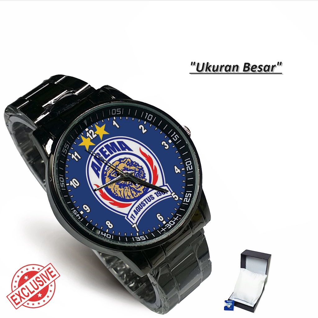 Jam Tangan Rantai Couple AREMA 11 AGUSTUS 1987 - 3 (Awesome)