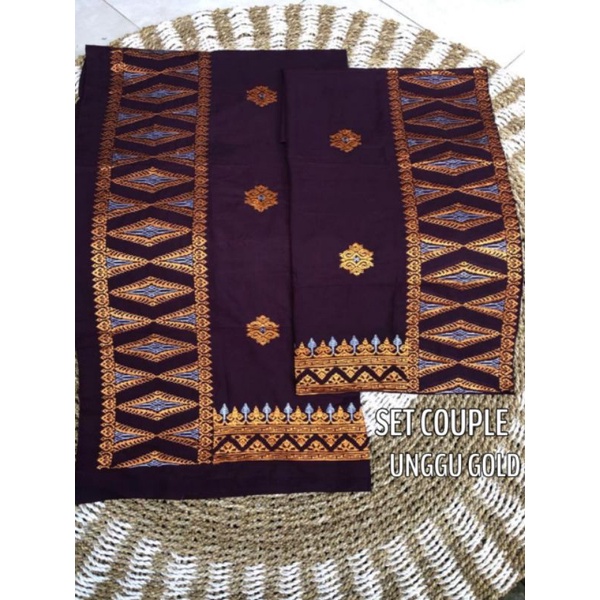 SET COUPLE BORDIR/SAPUT UDENG/KAMEN BALI