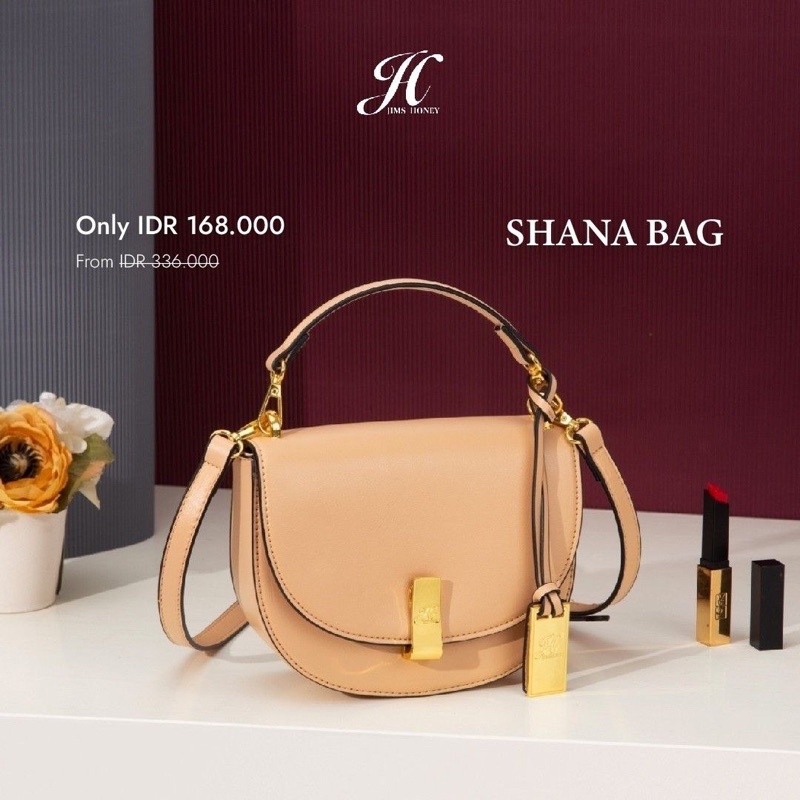 PROMO Shana bag by Jimshoney/tas wanita simple free box Ori Jimshoney