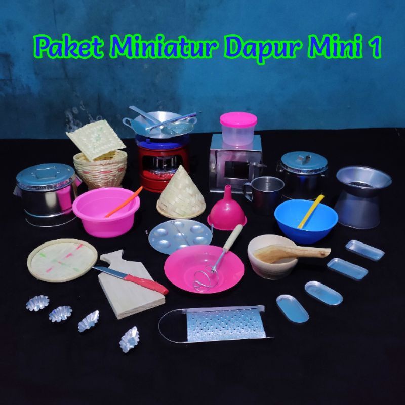 Hot Murah Terlengkap Paket Miniatur Dapur Kitchen Set Mainan Alat Masak Masakan Bisa Masak Beneran M