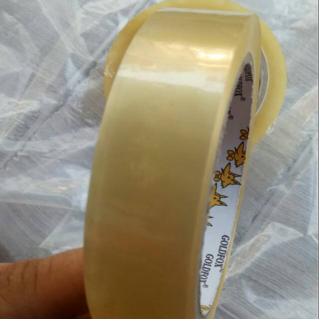 

Isolasi merk goldfox lebar 2,5cm