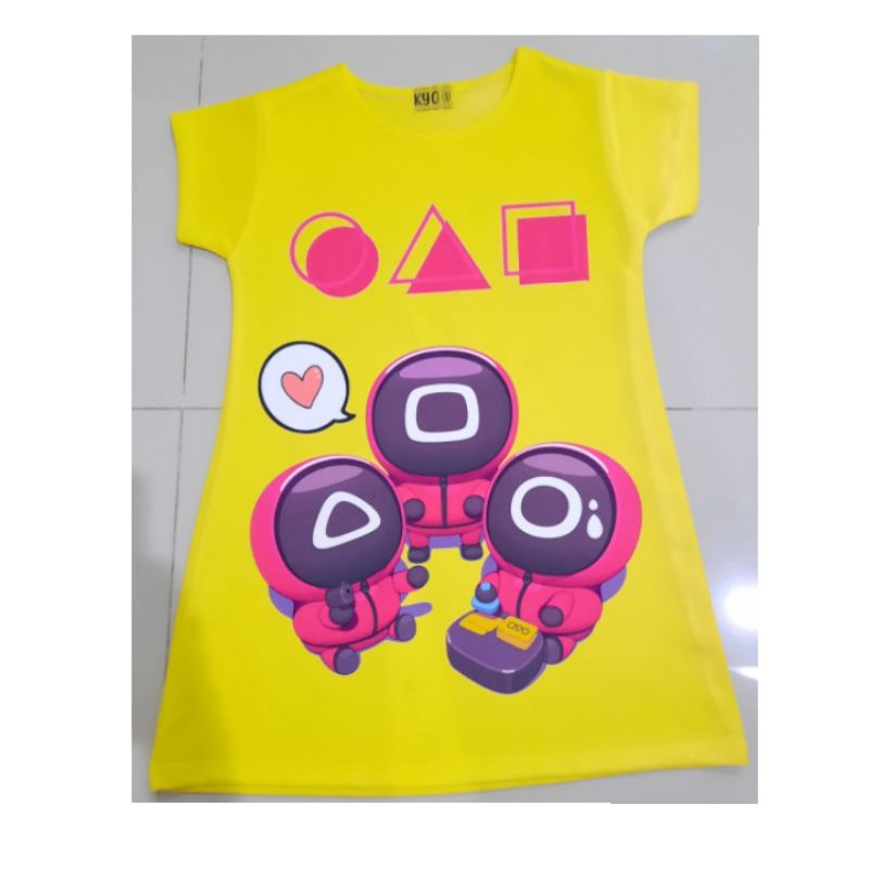 Dress Anak Squid Game / Baju Anak Squid Game / Squid Game 1