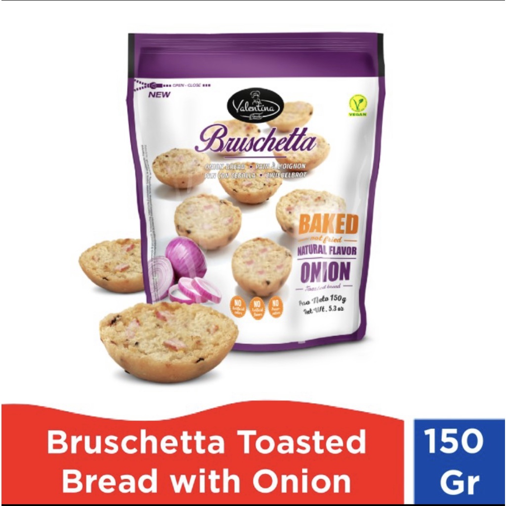 

Valentina Bruschetta TOasted Bread with Onion 150 Gr