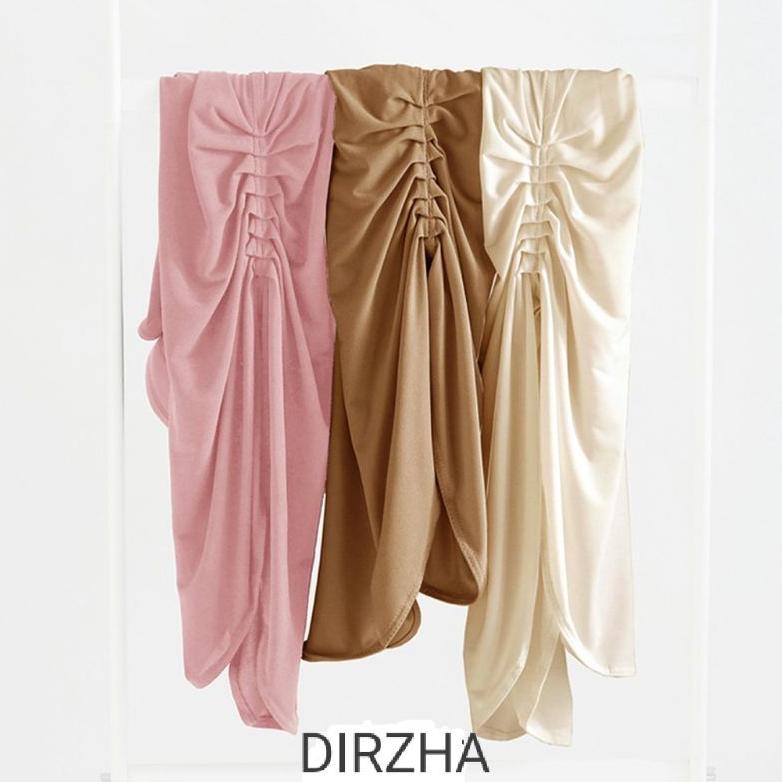 Hijab Instan Standar Polos Rumana ||Krudung Instan ( Kerut Kiri Kanan )