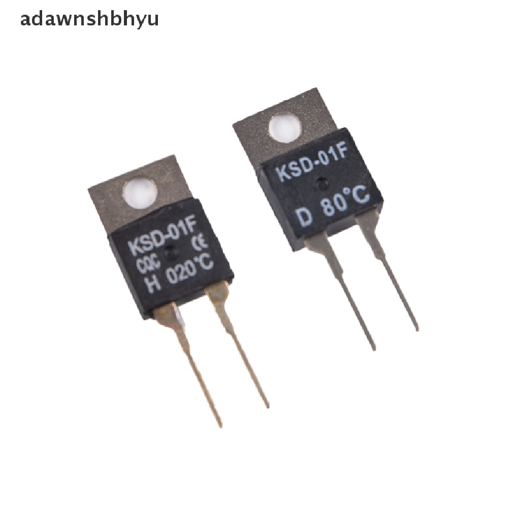 Adawnshbhyu 20-80℃ Biasa Tertutup/Open Thermal Switch Temperature Sensor Thermostat KSD-01F