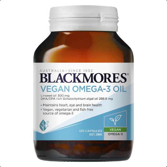 Blackmores Vegan Omega 3 120 Capsules