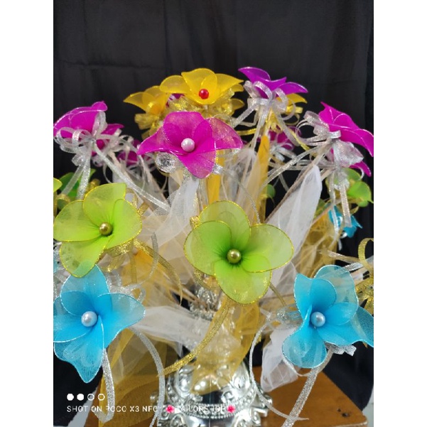 bunga telur,pokok telok, bunga tempat telur aqiqah, bunga telur pengantin, hiasan