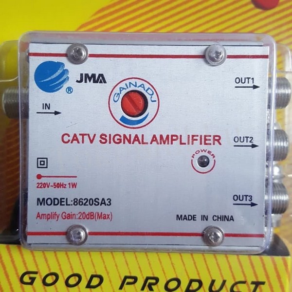 CATV SIGNAL AMPLIFIER 3 WAY