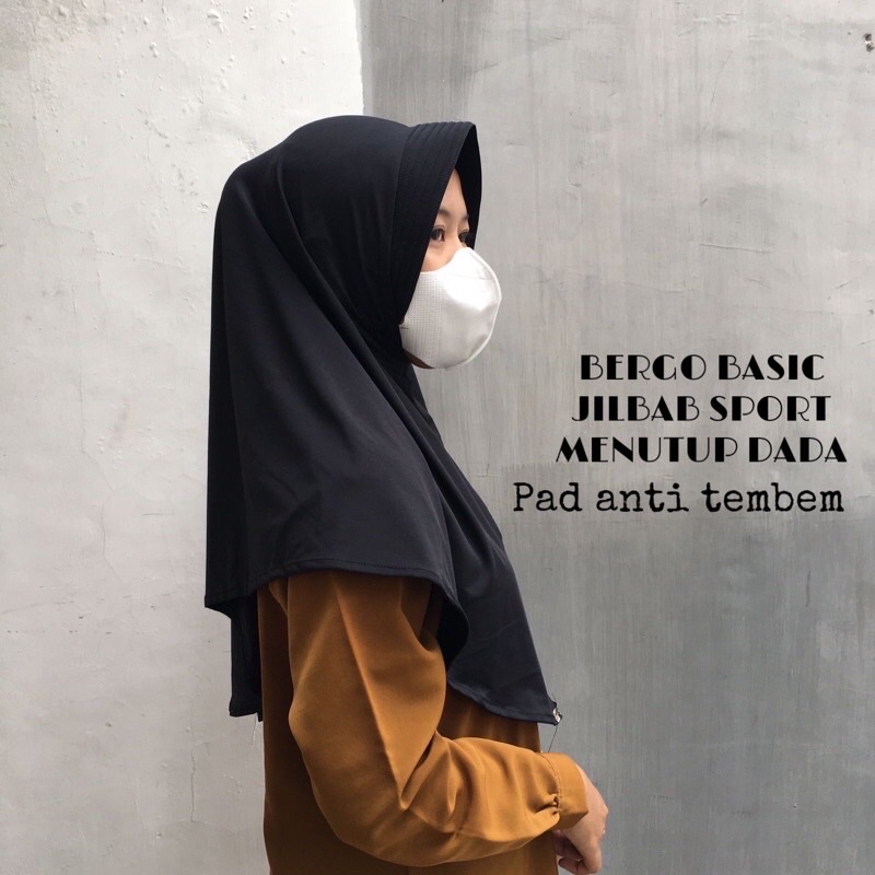 HIJAB SPORT MENUTUP DADA