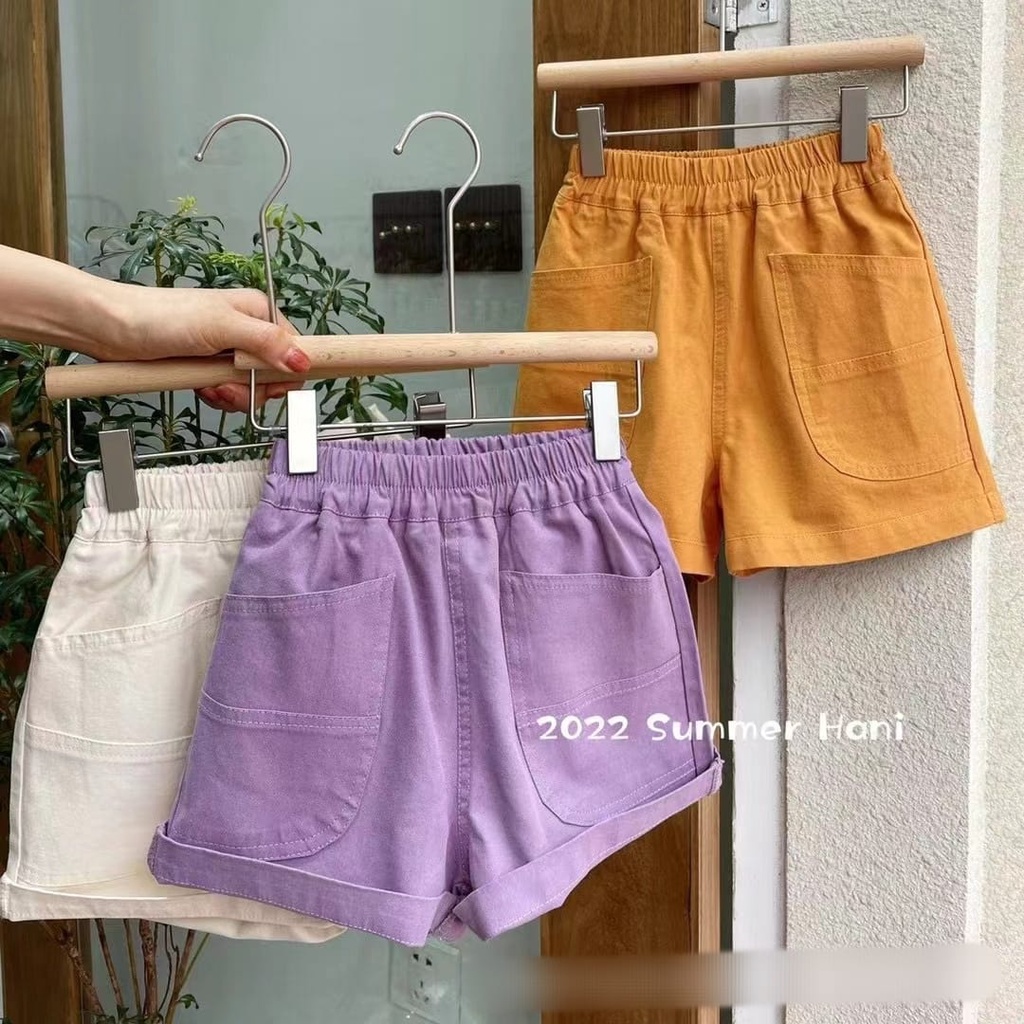 Celana pendek anak perempuan polos / basic short ( SHR012/SHR013 )