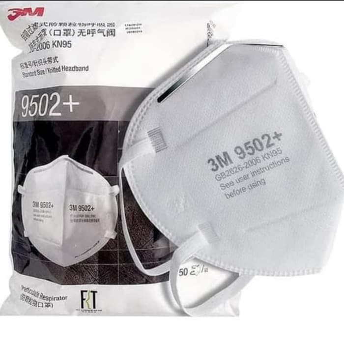 Masker 3M N95 9001 9002 9001V 9002V 9002VZ 9501+ 9502+ 9502V+ Respiratory Mask