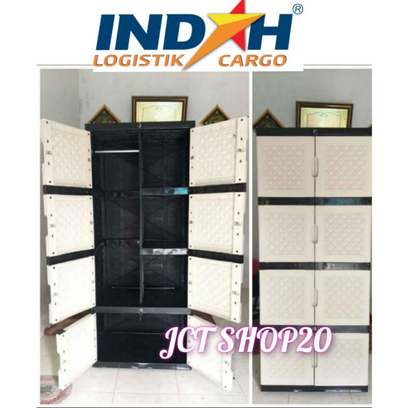 LEMARI PLASTIK GANTUNG AQUOSE MAGICSTAR 70X50X170cm