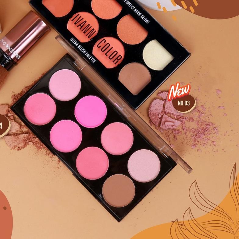 ➻ NATCHA BEAUTY x SIVANNA COLORS BLUSH ON PALLET HF319 ORI BEDAK RAN MINI COMPACT PREMIUM ♀
