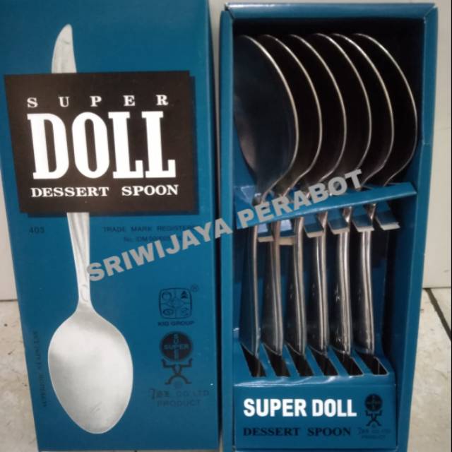 Sendok Makan Superdoll/ Sendok Doll/ Dessert Spoon