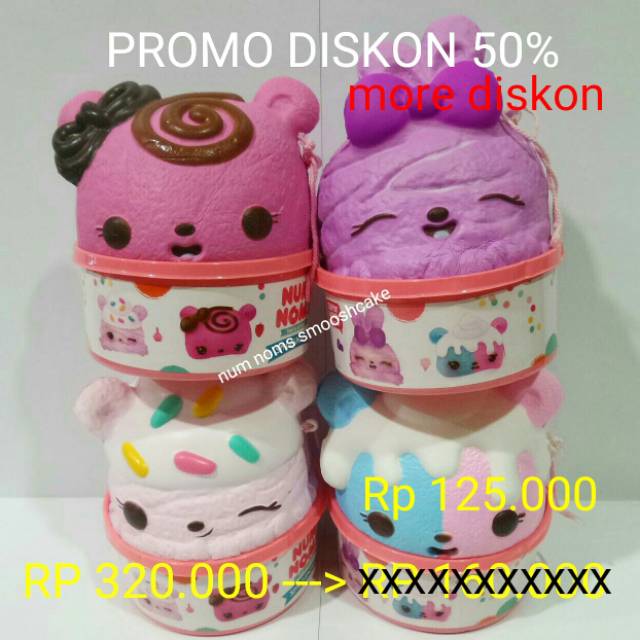 PROMO squishy num noms smooshcake