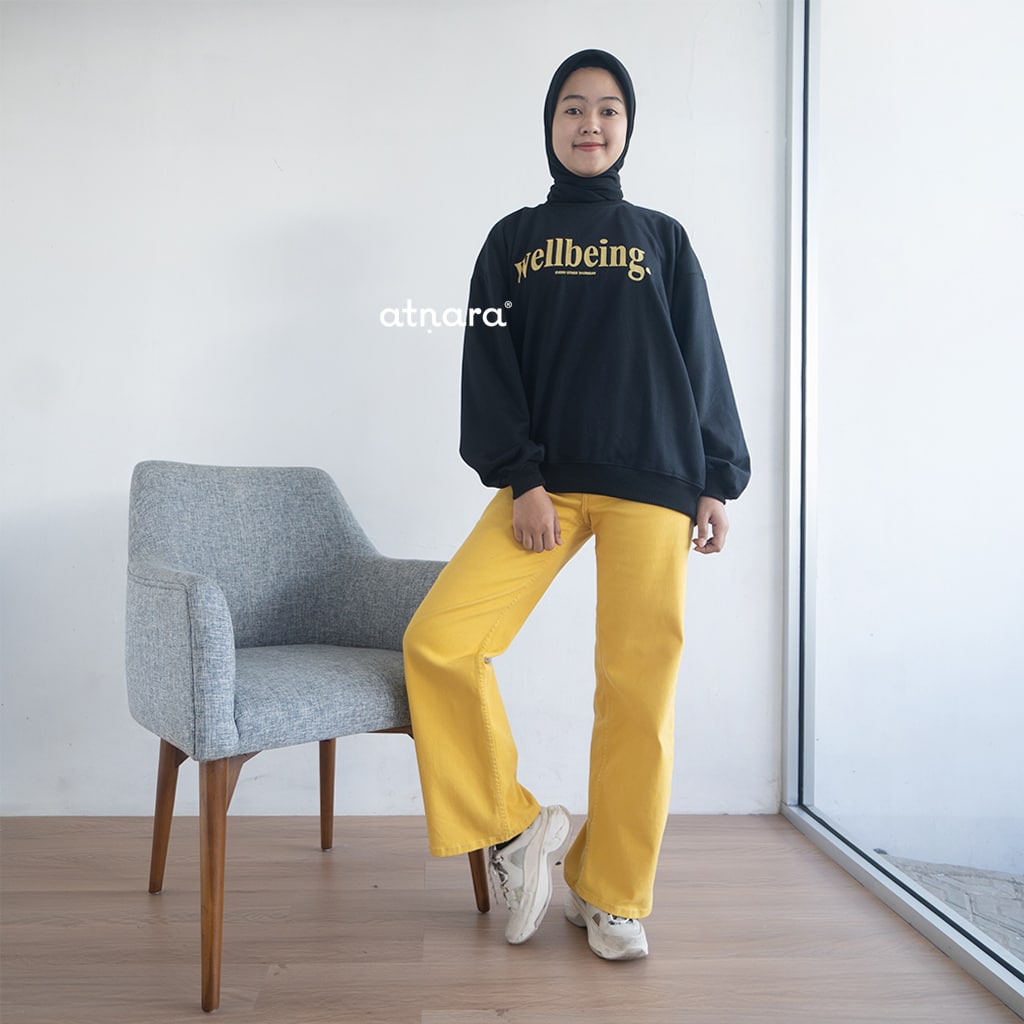 Nara Grosir - Wellbeing XXL Sweater l Sweater Polos l Sweater Pria dan Wanita