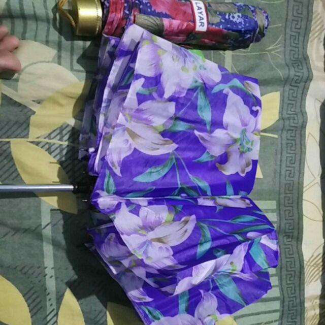 Tepbrella Payung Lipat 3 Motif Kotak Termurah