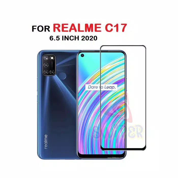 Tempered Glass Warna REALME 7I/7PRO/C17 Anti Gores Kaca Full Layar Premium Quality