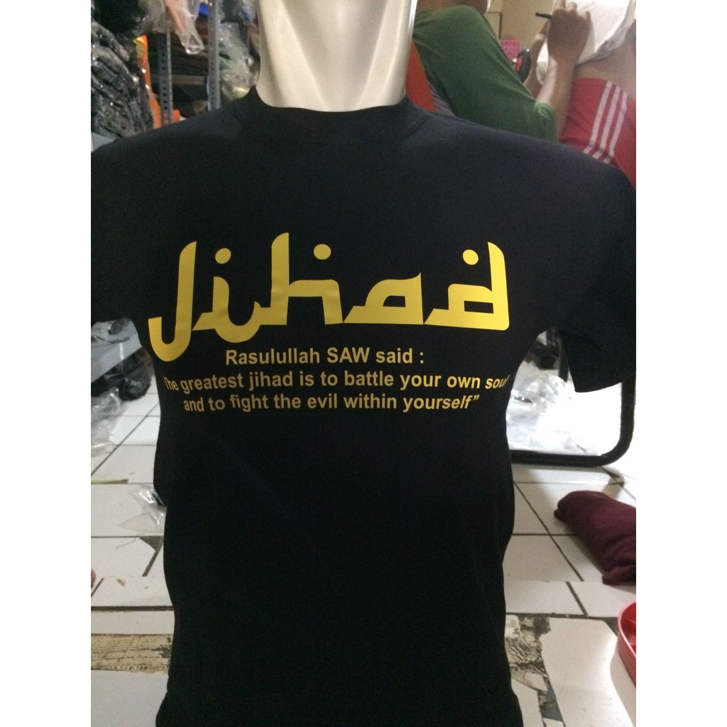 Kaos baju t shirt islam jihad