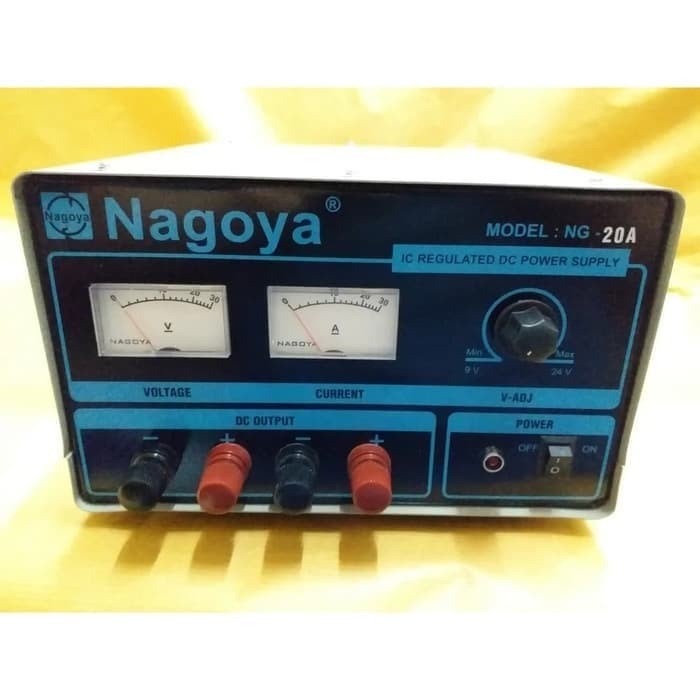 Stabilizer Regulator 9V - 24V 20A Nagoya Power Supply Handal