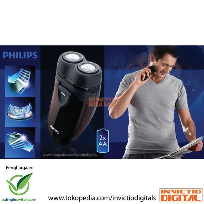 PHILIPS PQ206 - ELECTRIC SHAVER. Alat Cukur Elektrik, Pencukur Kumis BERMUTU