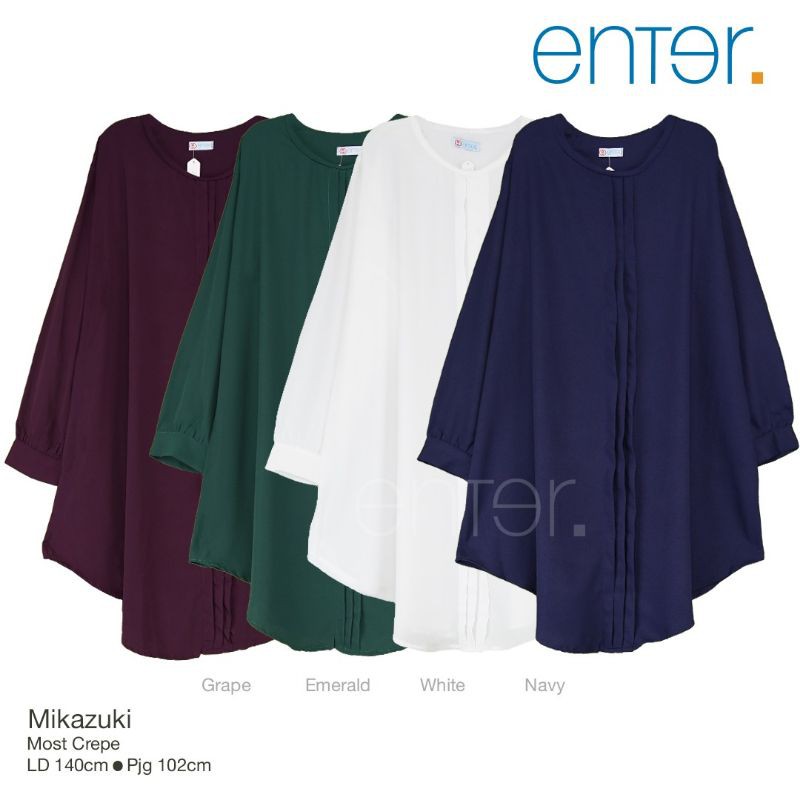 Mikazuki tunik Jumbo XXXL LD 140 ori enter