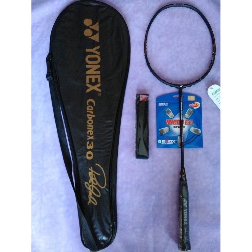 Raket tennis / badminton Raket Badminton Yonex carbonex 30 impor murah   bonus (tas, grip & sen