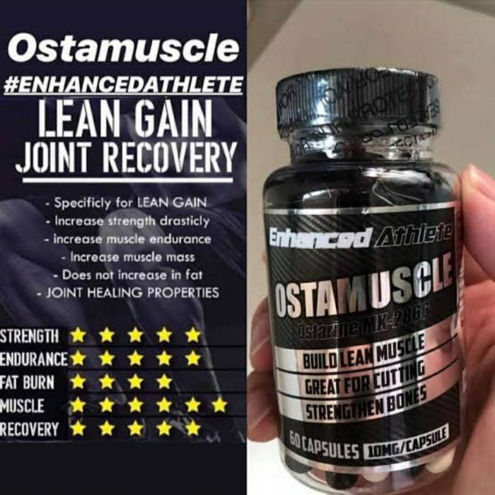 {cantikstore} SARMs Ostarine OstaMuscle 60 Caps 10mg MK-2866 SARM Enhanced Athlete Limited