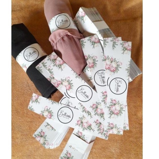 

Roll Hijab Roll kaos kaki free desain 3x20cm, 4x20cm, 4x25cm minimal order 300pcs