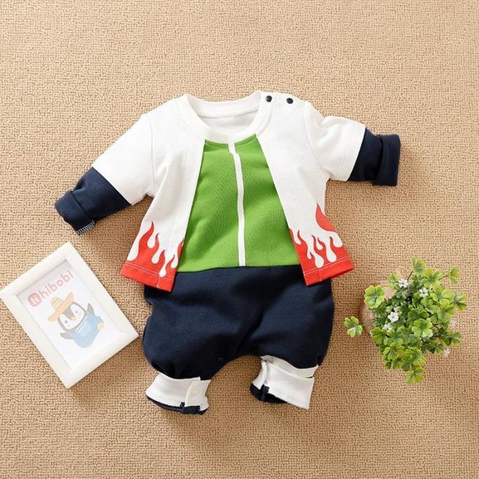 Jumper Bayi Motif Hokage Naruto 1-2 tahun Baju bayi import premium