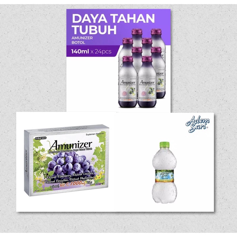 Amunizer Botol 140 ML Vit C 1000mg (1 Dus 24 Pcs)