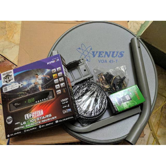 Parabola Mini K-Vision Bebas Bulanan Siap Pasang