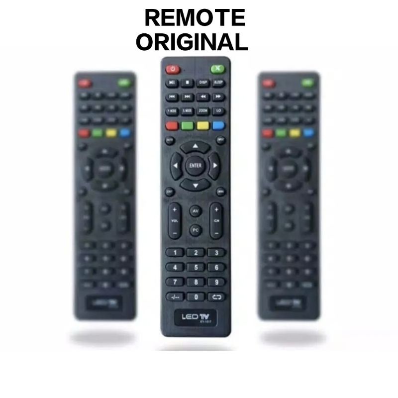 REMOTE TV LED ORIGINAL AOYAMA-JOKBEN-TRISONIK-MITOCHIBA-JUC-WEYON SAKURA TV