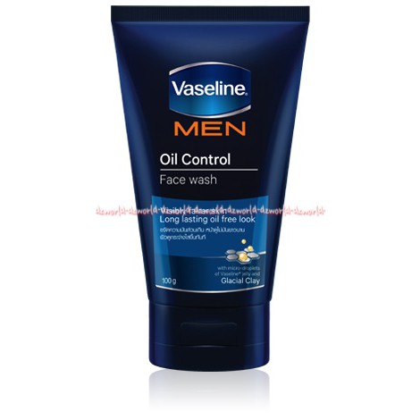 Vaseline Men Oil Control Face Wash 100gr Sabun Muka Pria Cowok Muka Berminyak Indonesia