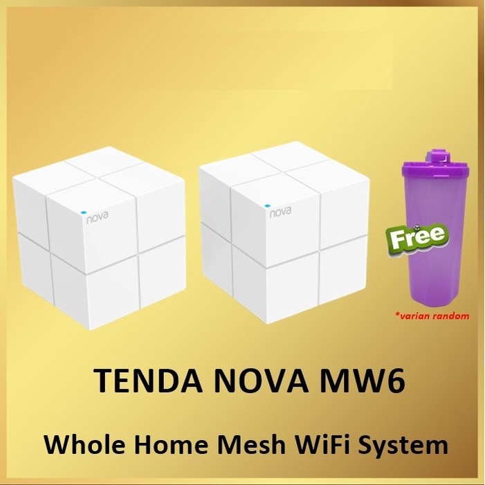 Tenda Nova MW6 Whole Home Mesh WiFi System MW 6 ( 2 Pack )