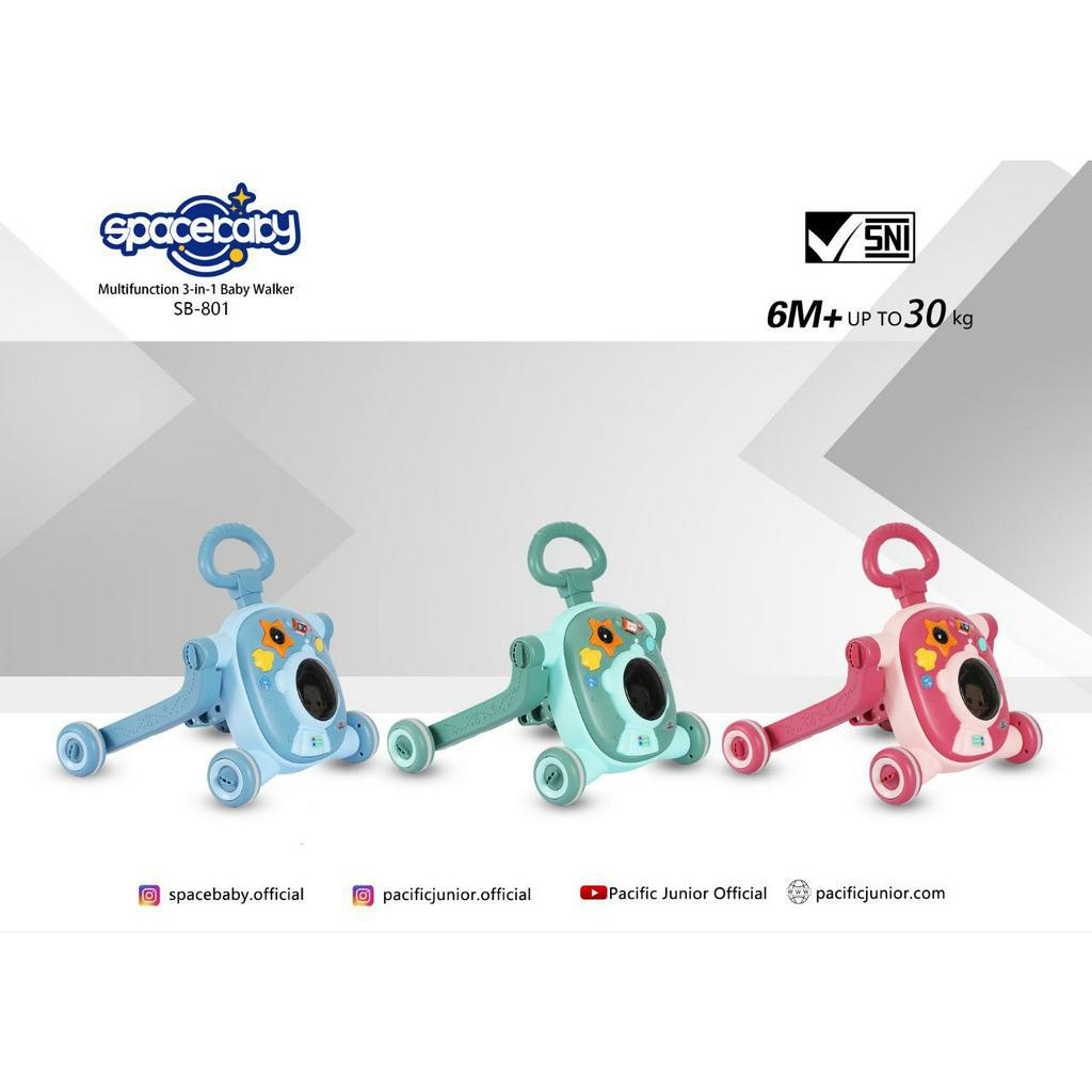 ACTIVITY WALKER SB 801 (3 IN 1) SPACEBABY